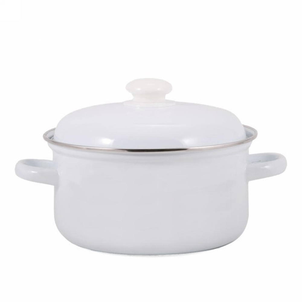 Кастрюля эмалированная 1,5л без рисунка С-1508АП2