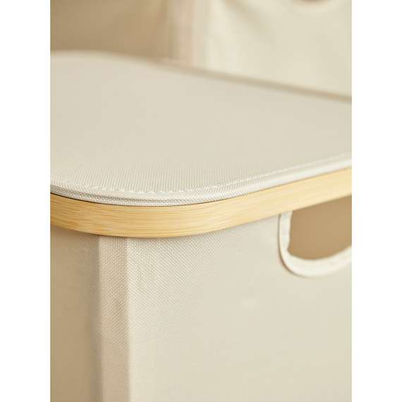 Корзина для белья Neat Mid, 40x33x43 см, молочная