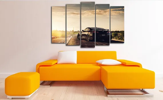 Модульная картина "Nissan GTR"