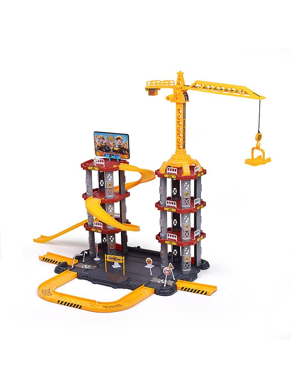 Игровая парковка Приключения на стройке, 142 предмета (MH2113)