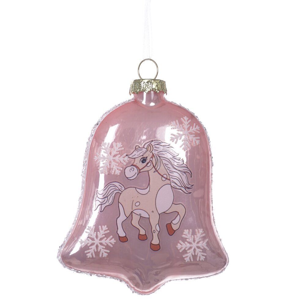 GAEM Украшение новогоднее "Колокольчик с лошадкой", L8 W2,5 H11 см