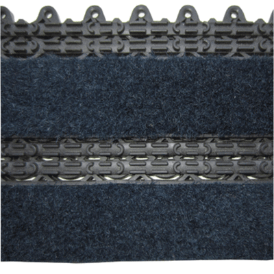 Модульное грязезащитное покрытие Safe Step с ворсовыми вставками