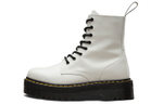 Dr. Martens Jadon Smooth Leather Platform Boot White