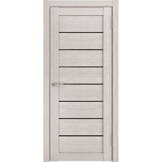 Купить Межкомнатная дверь экошпон Legend ЛУ-7 капучино стекло чёрное