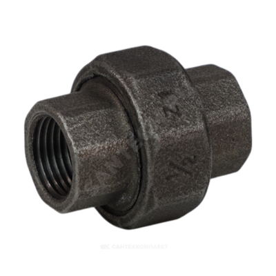 Соединитель прямой американка чугун Ду 20 (3/4") ВР/ВР конусный Fittex PLUS