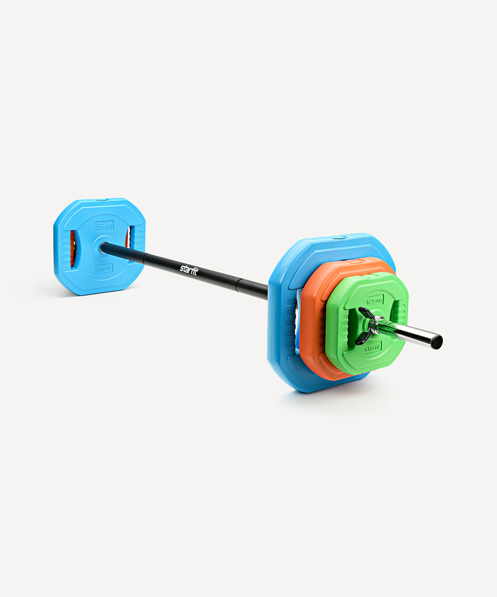 Штанга для бодипампа с разборным грифом BB-711, 19,5 кг