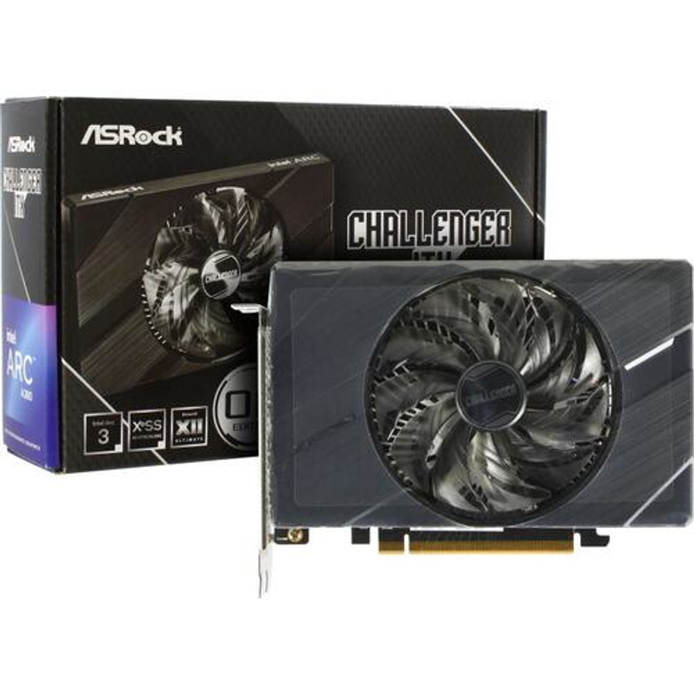 6Gb &lt;PCI-E&gt; GDDR6 ASRock Challenger ITX A380 CLI 6GO (RTL) HDMI+3xDP  &lt;Intel ARC  A380&gt;