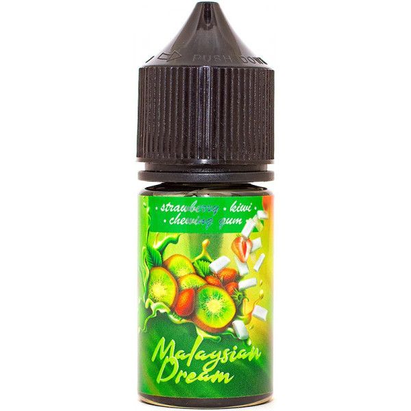 Купить Жидкость Malaysian Dream Salt - Strawberry, kiwi, chewing gum 30 мл