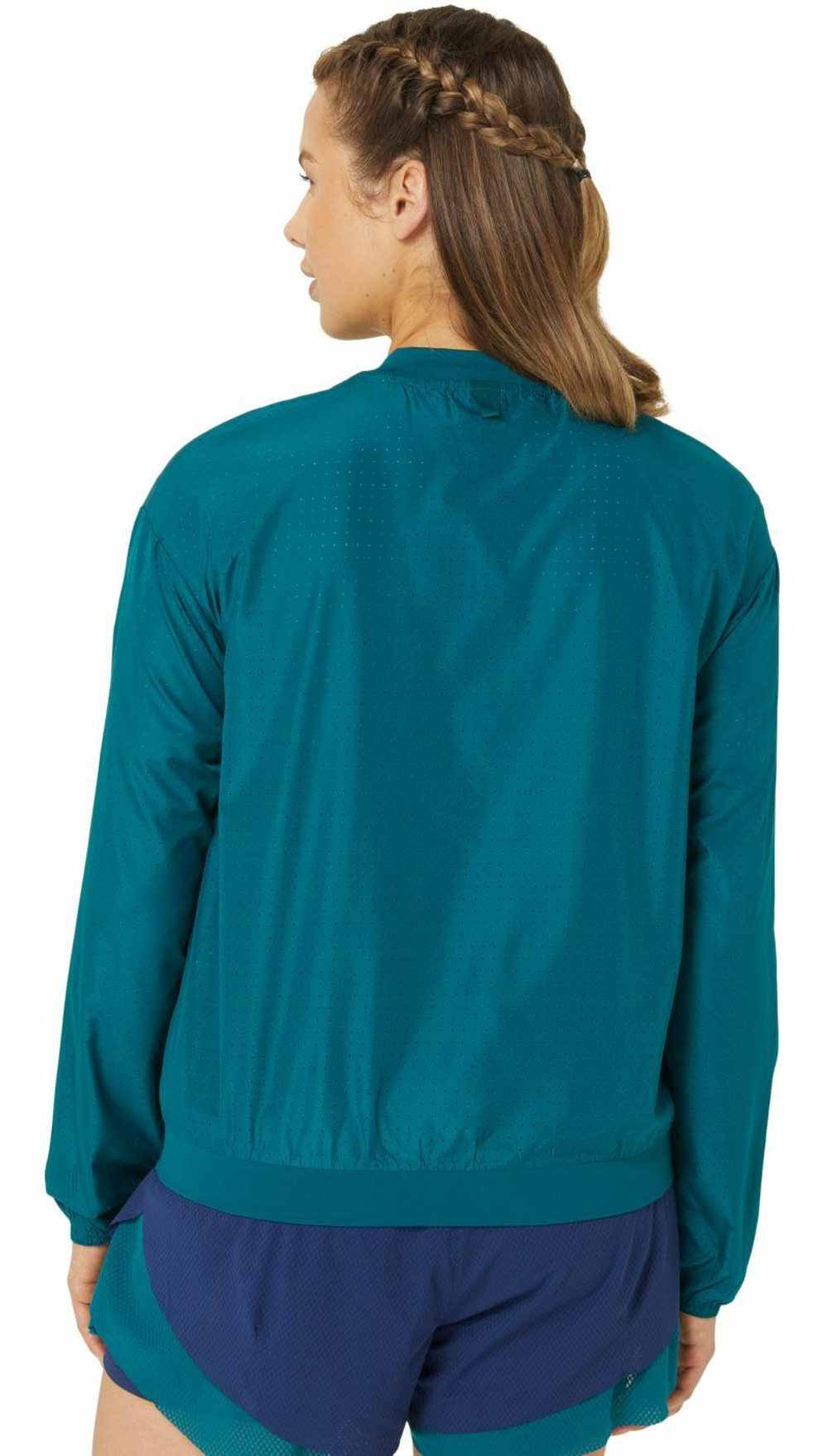 Женская Кофта теннисная Asics Nagino Tennis Bomber Jacket - Бирюзовый