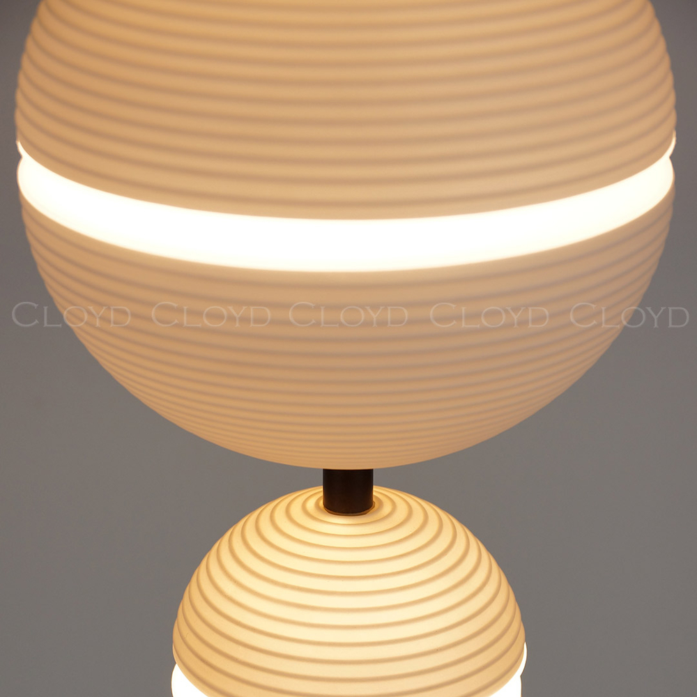 Подвесной светильник Cloyd COSMORA P3 / выс. 56 см - керамика - черный (арт.12502)