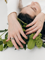 кольцо еще ярче с празиолитом