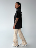 Джинсы Lefon 030650 однотонные трубы со стрейчем