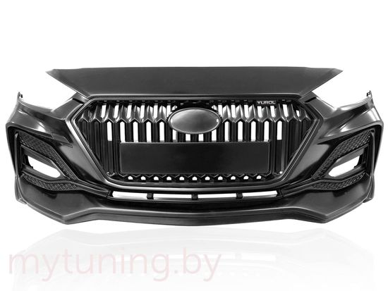 Бампер передний QUANT ROMB для Hyundai Solaris II