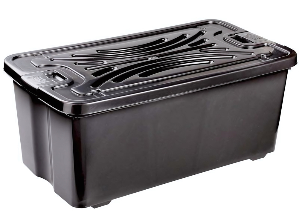 Контейнер 75л "Эконом" прямоугольный с крышкой