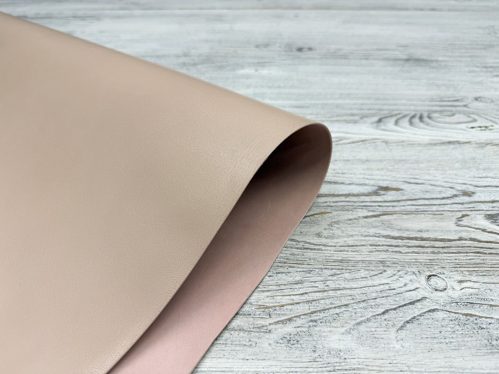 Quentin Skin Rose (0,9-1,1 мм), цв. Розовый, натуральная кожа козы