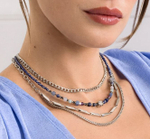 Колье Coeur de Lion Blue 4347/10-0700