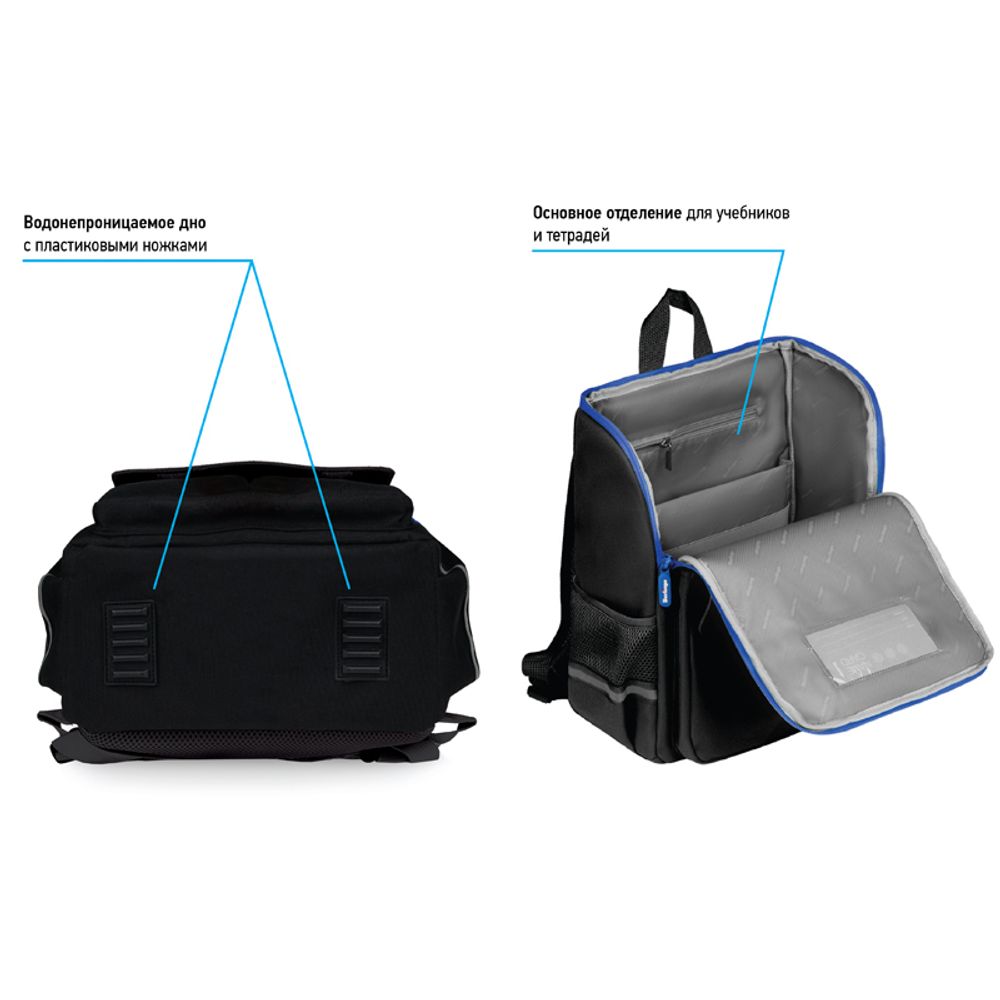 Ранец Berlingo Concept Galactic 35х27х16см, 1 отд. с эргономичной спинкой