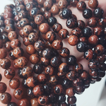 Обсидиан, гладкий шар, красочный, р-р 6мм