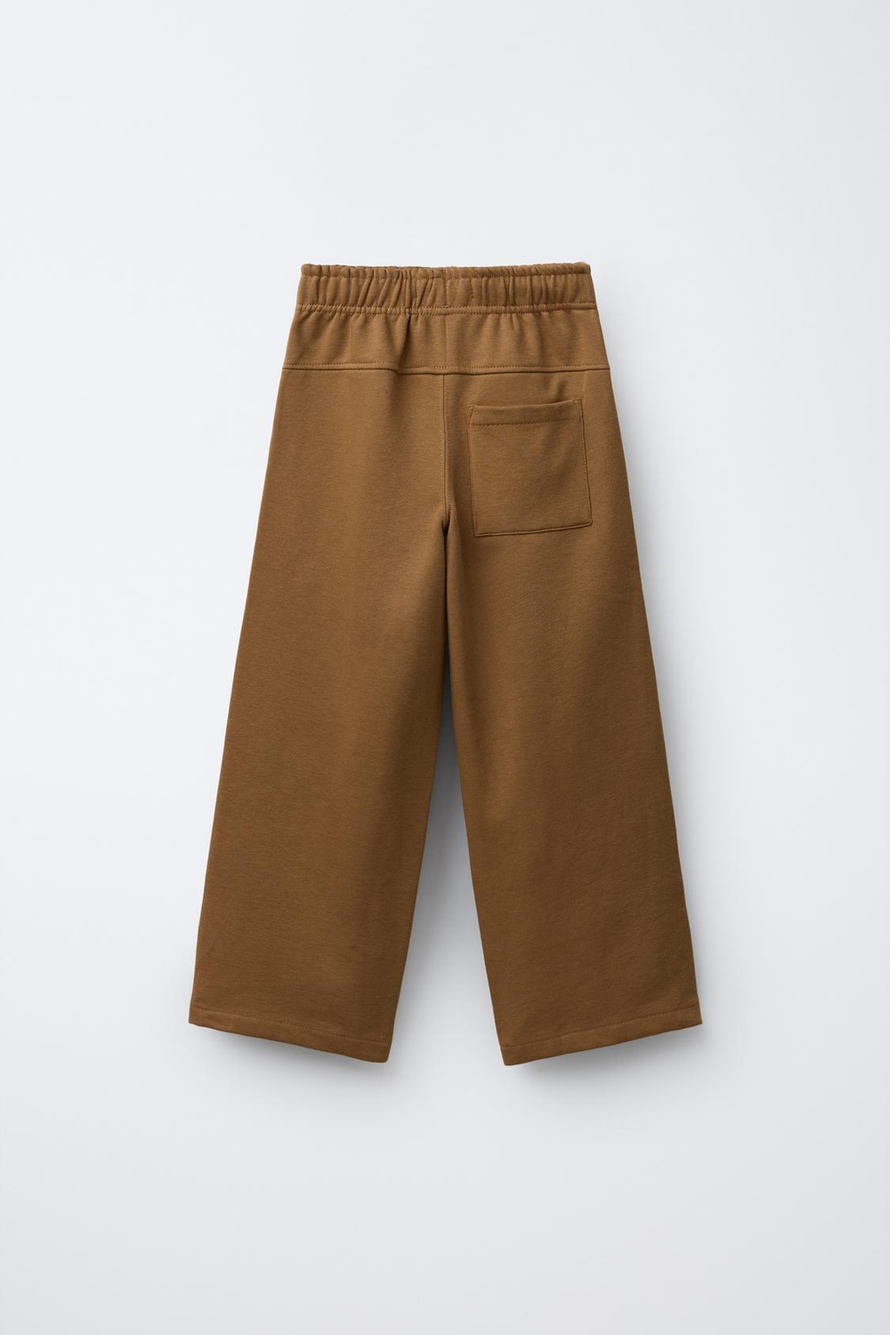 ZARA БРЮКИ STRAIGHT ИЗ МЯГКОЙ ТКАНИ С ЭТИКЕТКОЙ, ОХРА