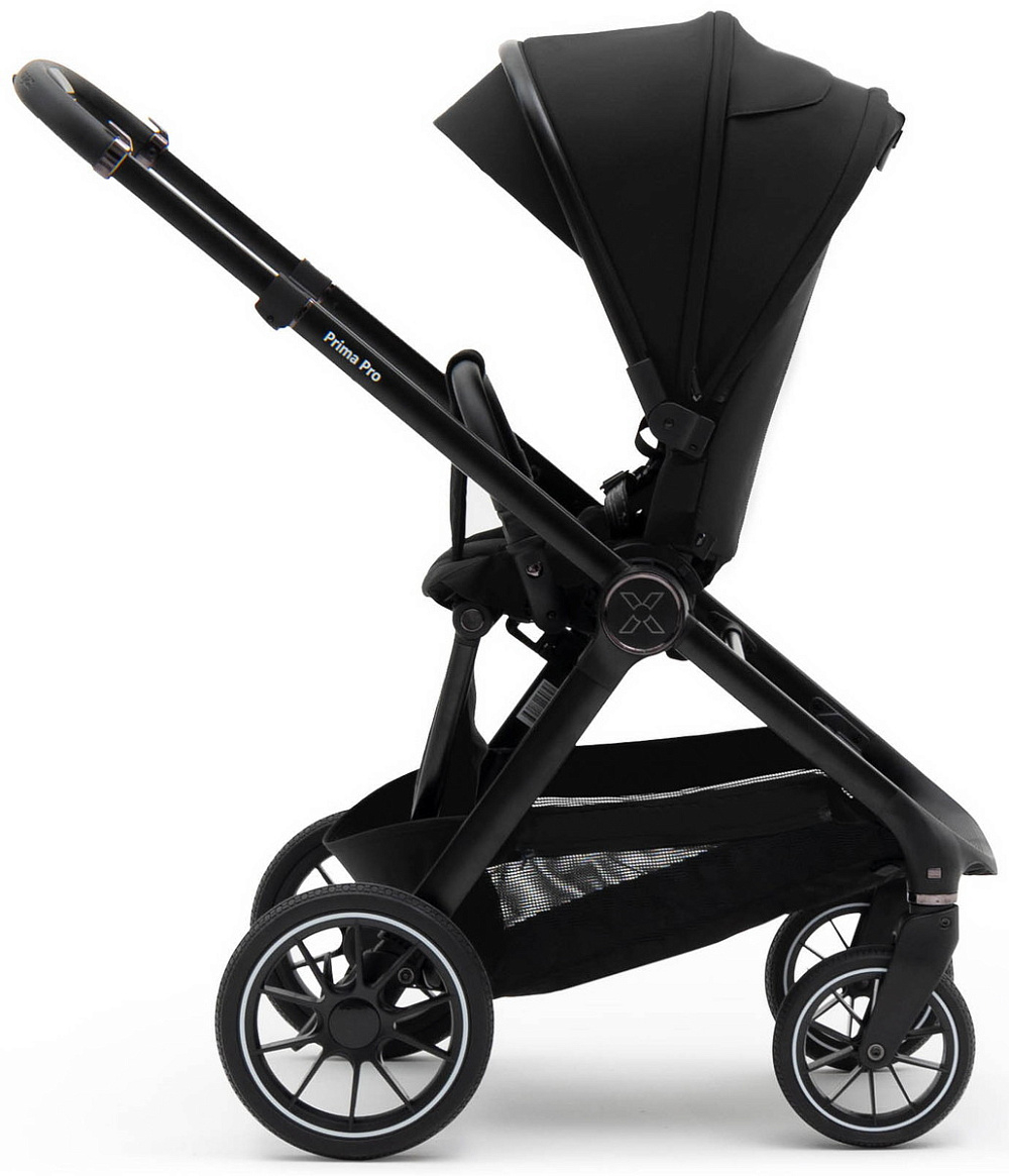 Коляска Agex Prima Pro 3 в 1 с автокреслом i-Safe Black APP626 Black (Черный)