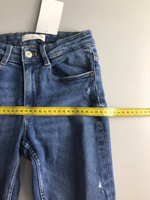 Джинсы Zara для стильной девочки, на 11/12 лет