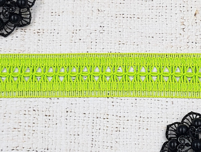Кружево хлопковое/Тесьма вязаная, ш. 3,2 см (пр-во Беларусь)