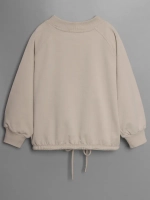 Свитшот для девочки осенний с завязками