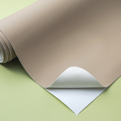 Bergamo Beige (0,85 мм), цв. Бежевый, экокожа самоклеящаяся, лист 50х140