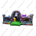 Коммерческий надувной батут "Средневековые приключения" 8,5*7*5м