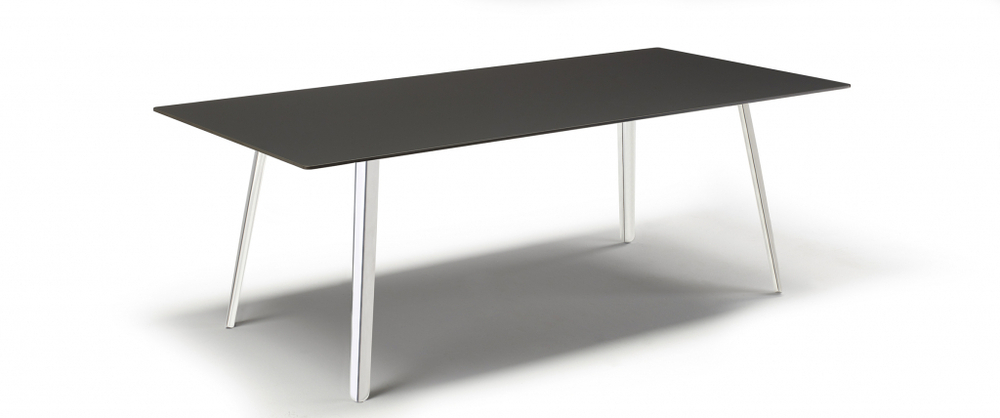 Стол ламинированный Scab Design Squid, алюминиевый, черный fenix