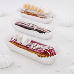 Тарталетки овал №7 (белая), 30*105*27мм ( 100 шт)