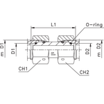 Соединение PNN DL12 М18х1.5 DL06 М12х1.5