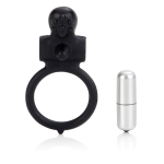 Черное виброкольцо Body & Soul Inspiration