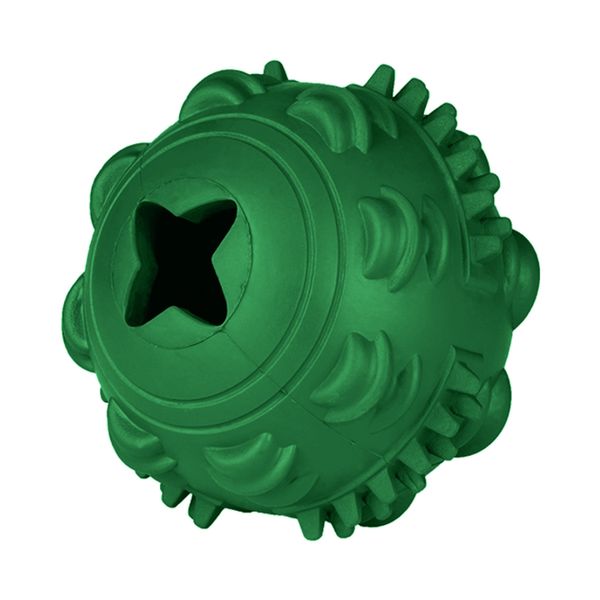 Игрушка Mr.Kranch для собак Мяч 8 см зеленый с ароматом курицы