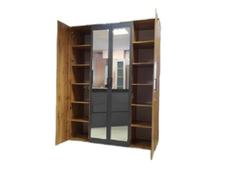 Спальня  Бруно 2 Дуб Вотан / Серый графит