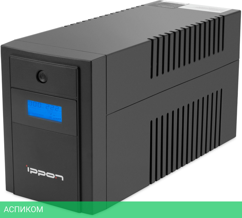 Источник бесперебойного питания Ippon Back Basic 1200 Euro черный (1687965)