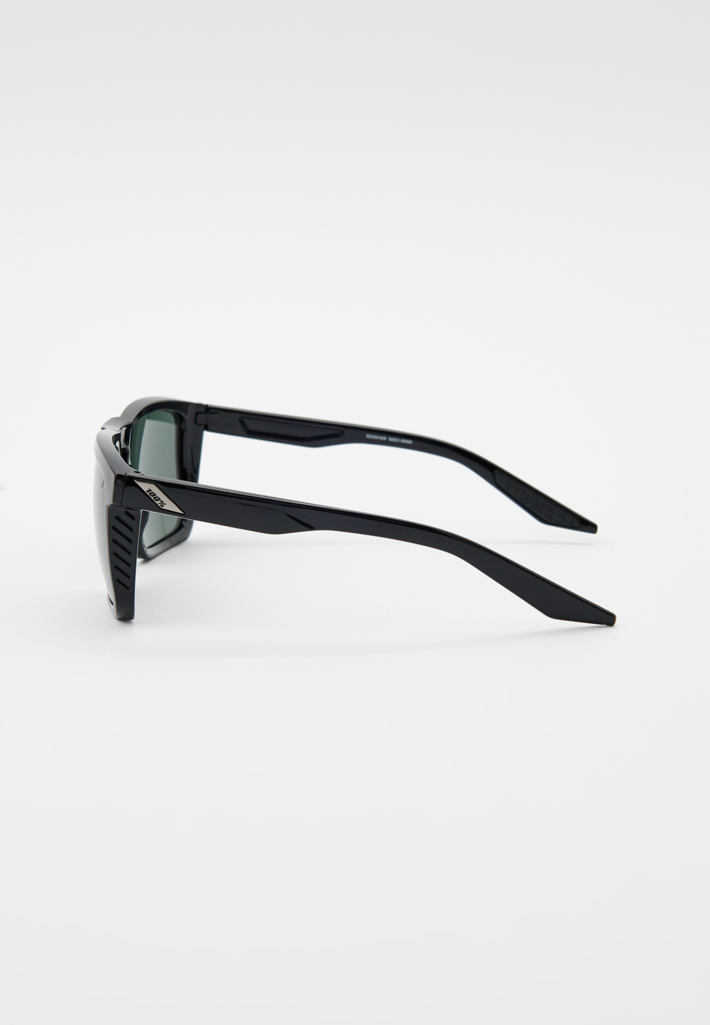 Спортивные очки 100% RENSHAW - Gloss Black - Grey Green Lens - OS