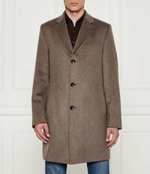 Шерстяное пальто H-Jared BOSS BLACK - бежевый(50525761)