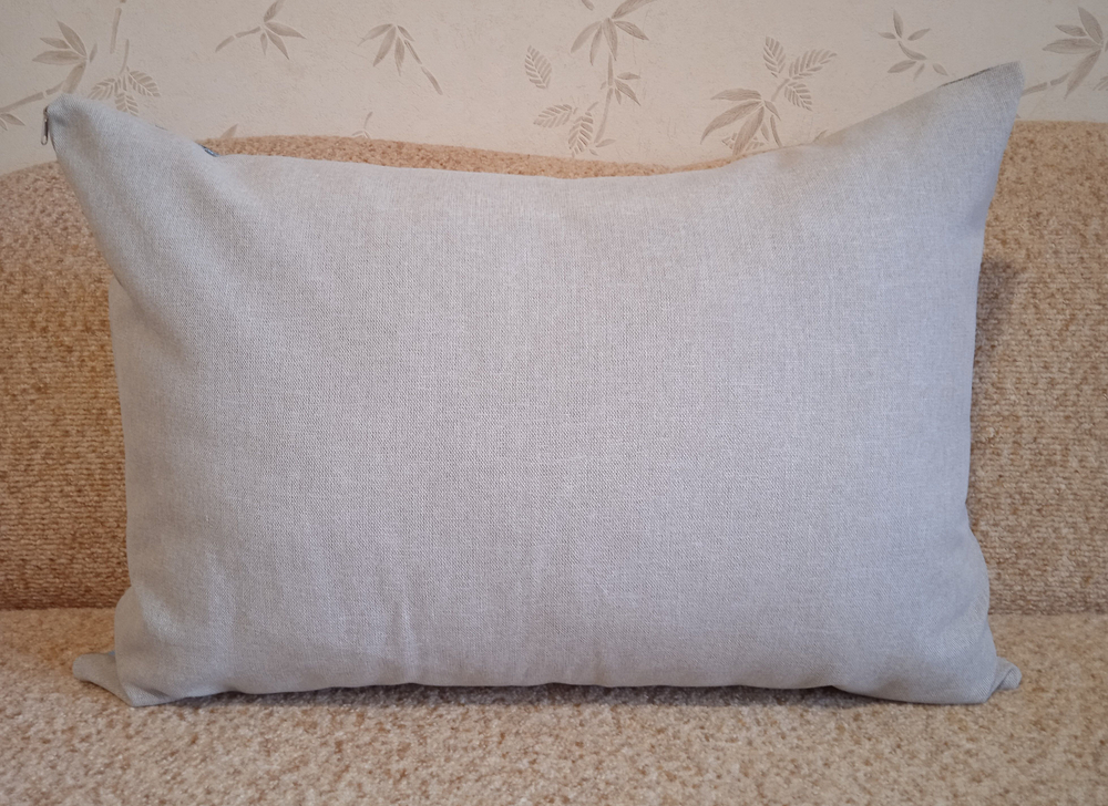 Декоративная гобеленовая наволочка для интерьерной подушки Зимнее утро 68х47