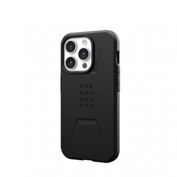 Чехол с поддержкой MAGSAFE Uag Civilian для iPhone 15 Pro 6.1", цвет черный (Black)