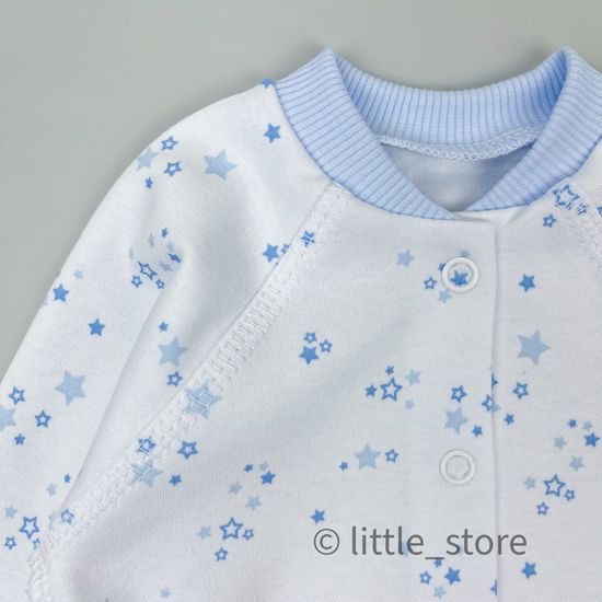 Слип хлопковый "Нежность" Голубые звезды