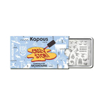 2 Kapous Professional Nails Пластина для стемпинга, Mountains ,