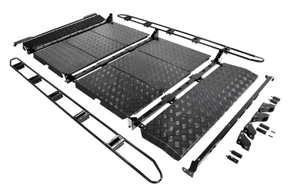 Удлиненная платформа а крышу с лестницей для Mercedes Benz G class W465 G63 G450 G500 G550 2025+ Гелик Гелентваген