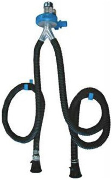 Вытяжная система c вентилятором, двумя шлангами (д.100мм., длина 10 м.) и насадкой. ARGON-2-100/10 Filcar