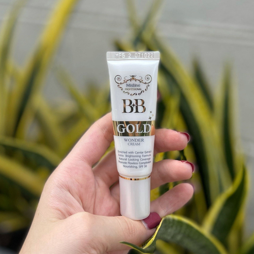 ВВ крем для лица Золотой SPF 30 BB Gold Wonder cream Mistin