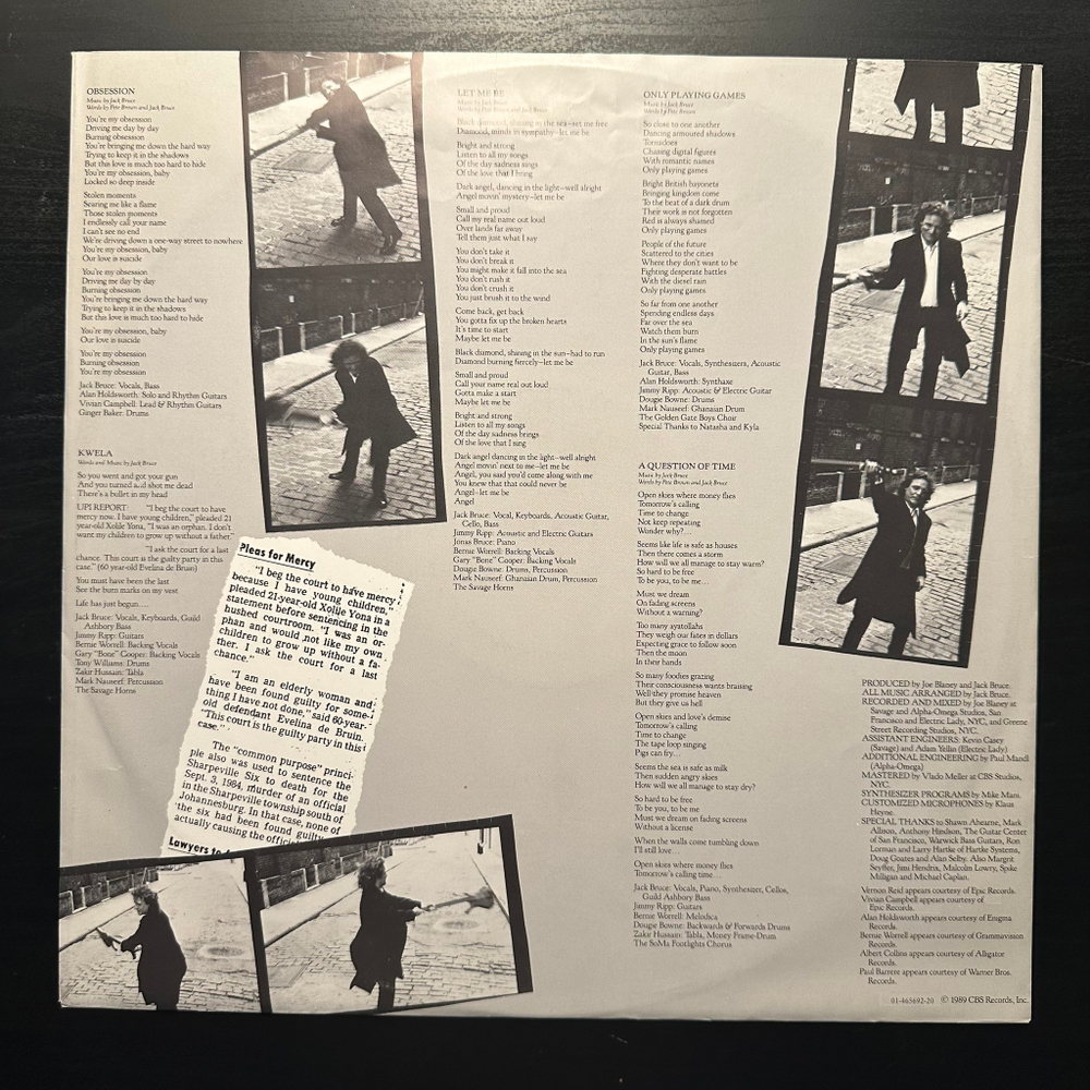 Jack Bruce - A Question Of Time (Голландия 1989г.)