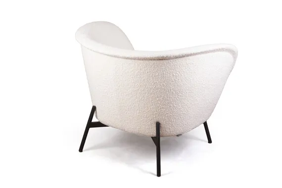 Лаунж-кресло Couture, белое букле