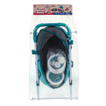 Коляска для куклы лежачая, пакет 918D-15