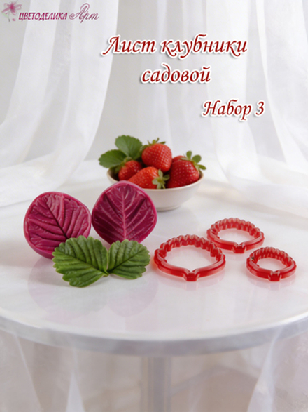 Лист клубники садовой. Набор №3