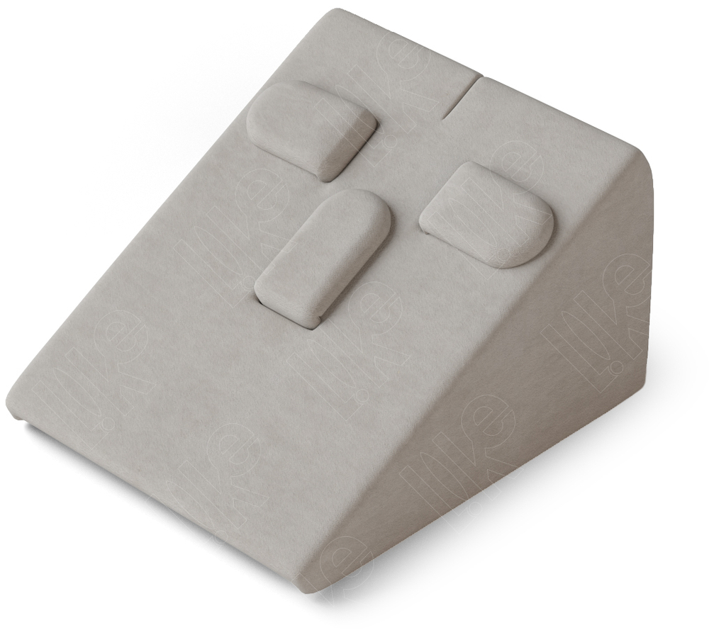 Вкладыш 08/стойка/для гарнитура/3 язычка/прорезь для нитки